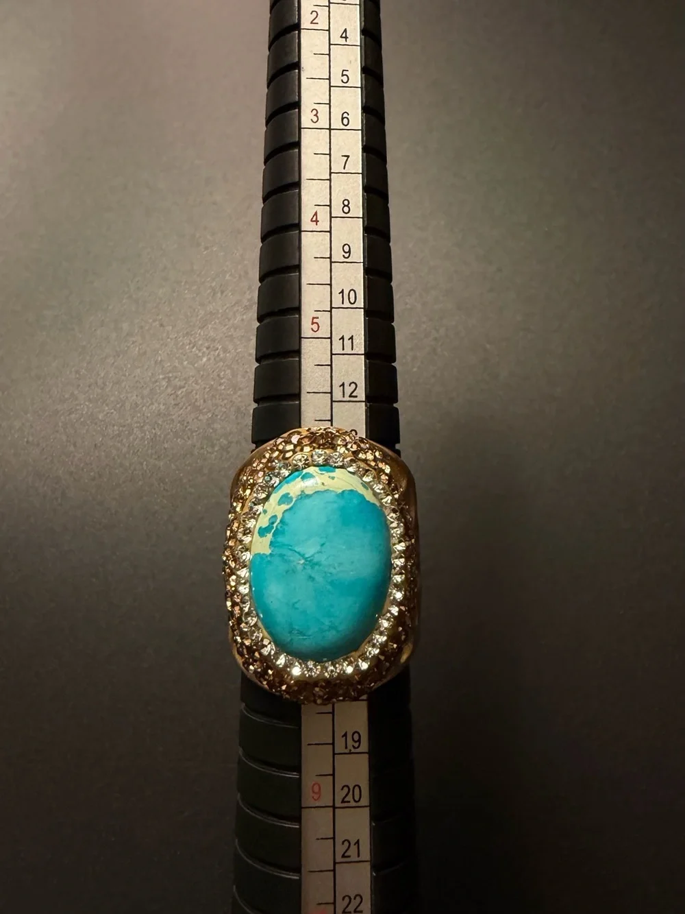 Bold Statement Turquoise Ring - Women's Jewelry